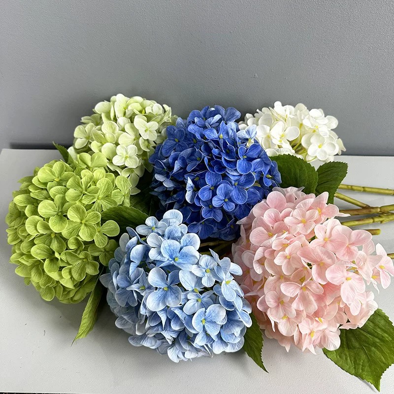 超逼真手感保湿绣球仿真花高档新款客厅餐桌装饰假花拍照道具