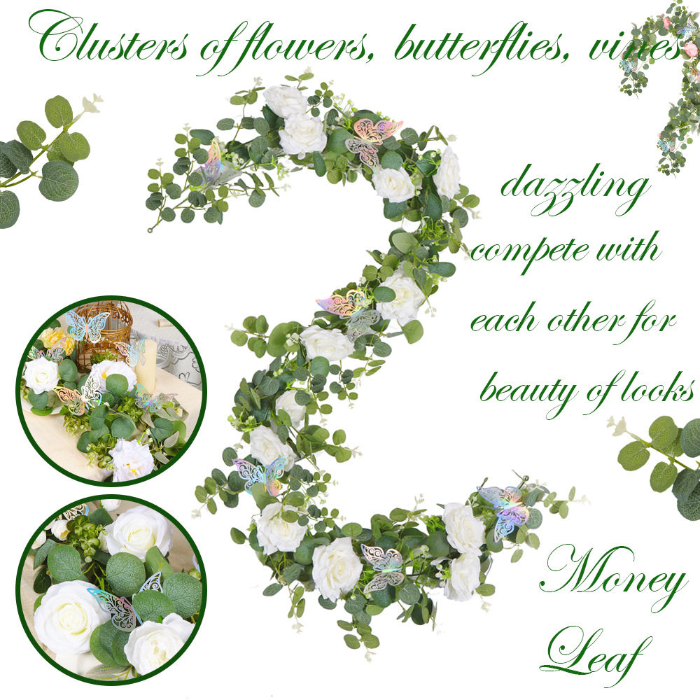 墙面装饰假花绿植家居装饰花藤