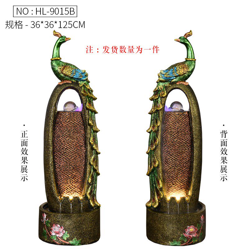 水幕墙流水景观装饰宿舍饭馆清新工艺小型卧室盆景床头发廊摆设i.