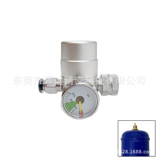 减压阀带1500 奶油发泡器M11微调阀 3000psi压力表和3.35mm快插