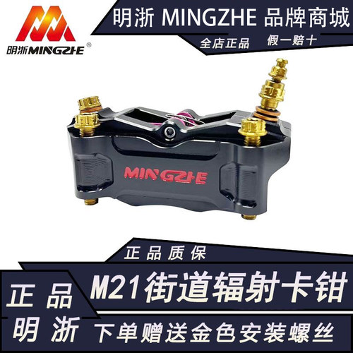 正品明浙M21街道版大辐射卡钳合九号小牛极核AE4车型前轮直上套装