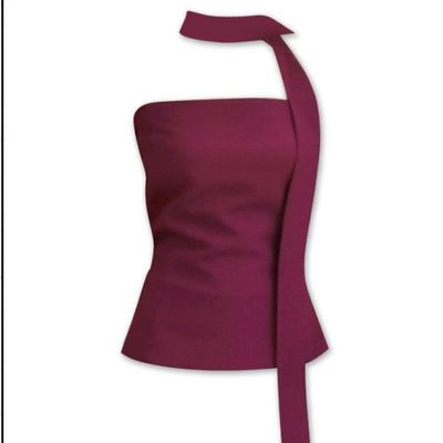 抹胸上衣女配高腰显瘦短裤套装