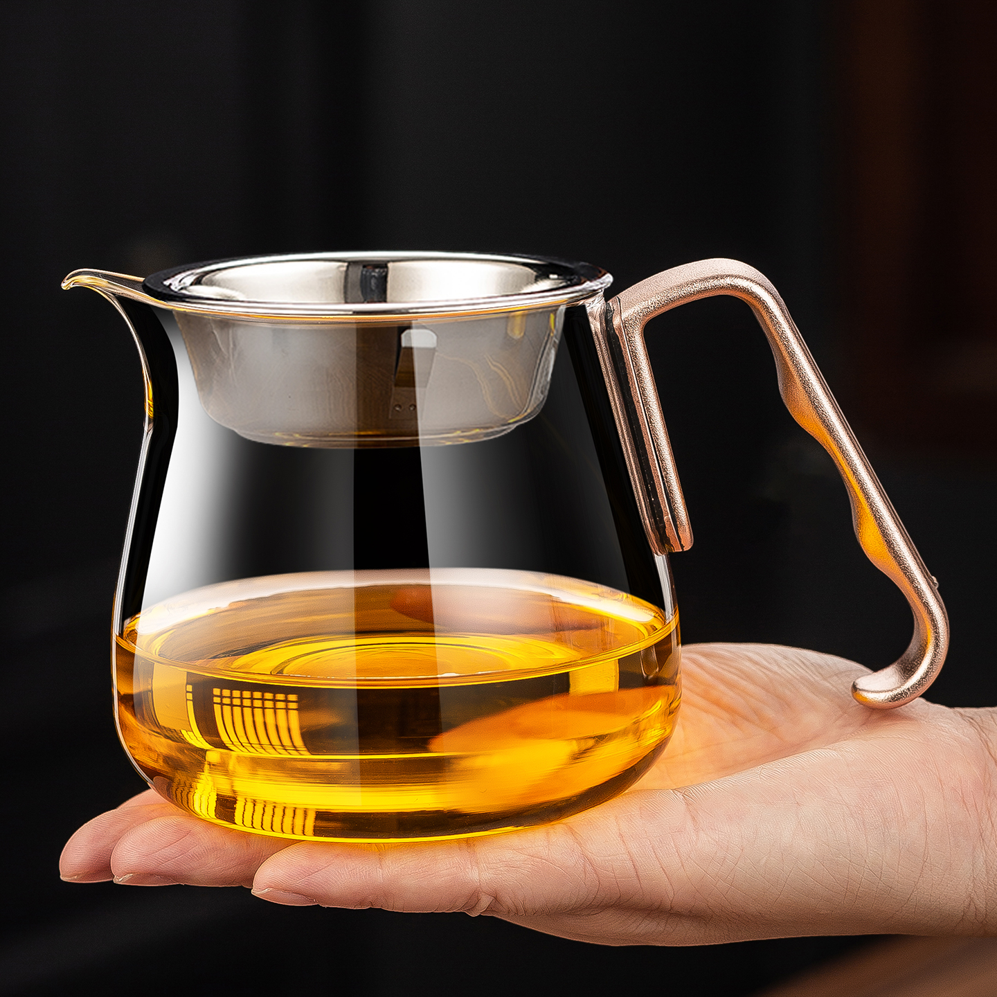 高档公道杯过滤茶漏一体分茶器