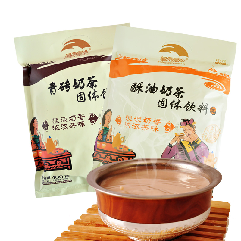 草原晨曲炒米特产400g酥油奶茶