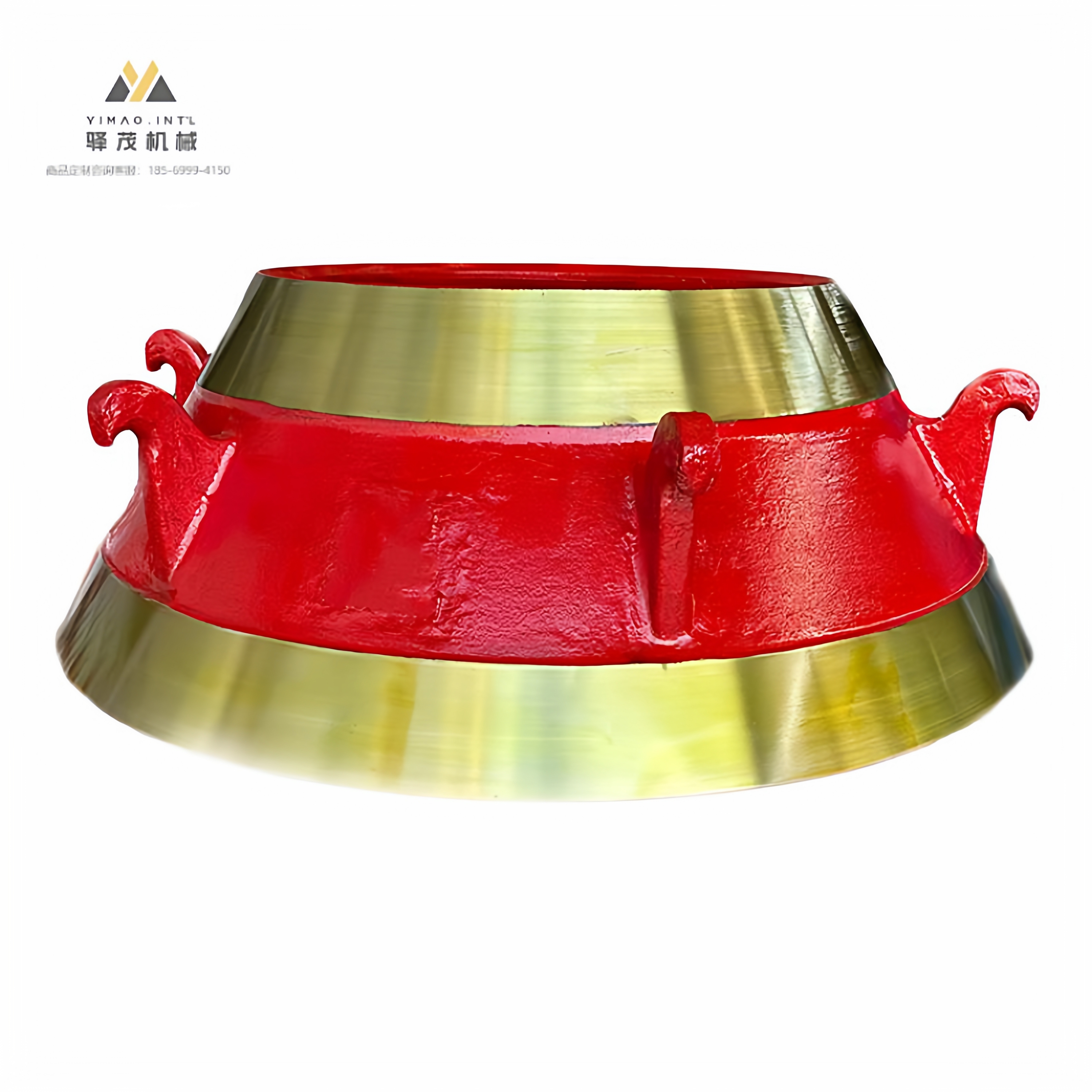 圆锥破碎机高锰钢定锥衬板耐磨轧臼壁矿石破碎机配件来图定制