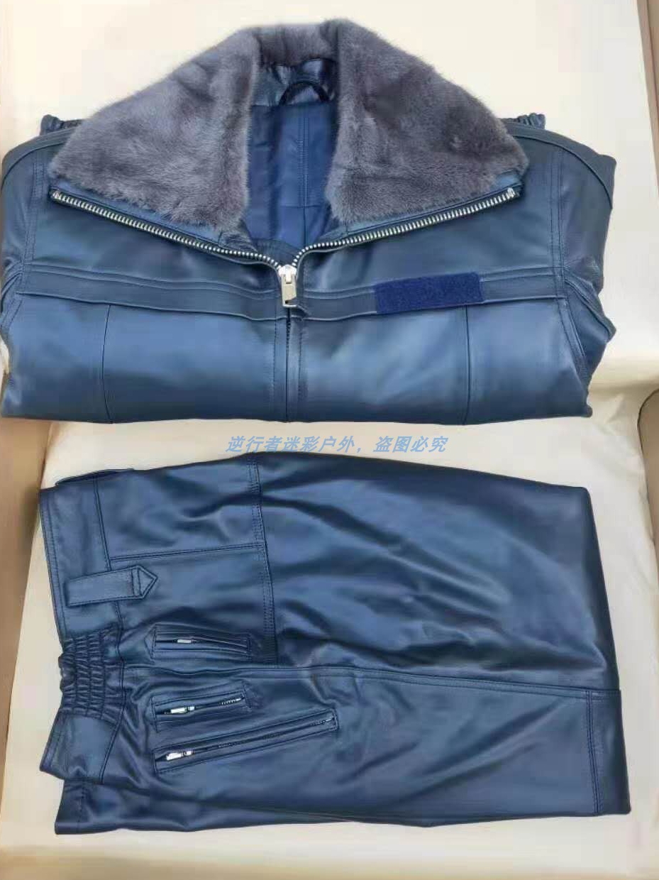 春冬季飞行皮衣全新正品保真 02年式 皮服纯皮保暖 飞行皮夹克