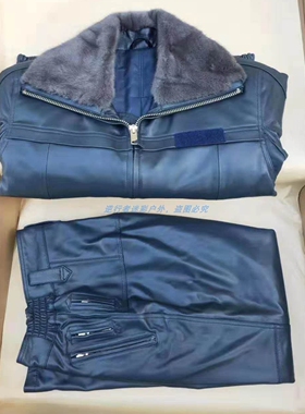 春冬季飞行皮衣全新正品保真 02年式 皮服纯皮保暖 飞行皮夹克