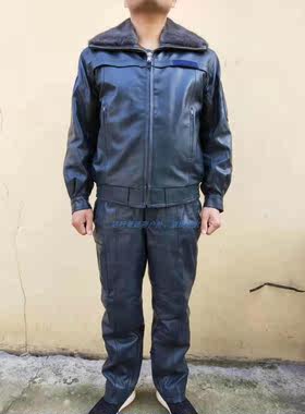 春冬季飞行皮衣全新正品保真 02年式 皮服纯皮保暖 飞行皮夹克