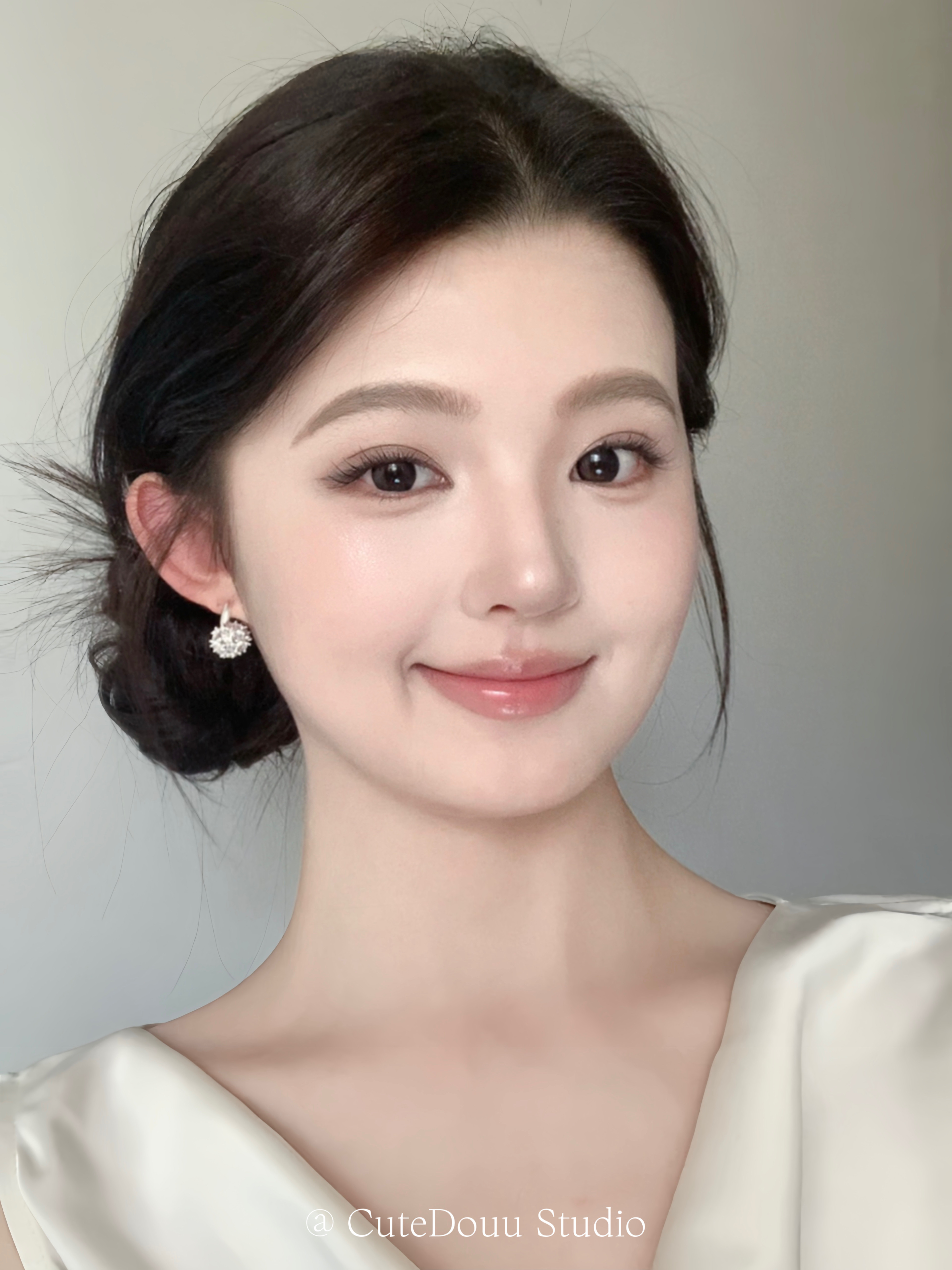 CuteDouu 聚焦时刻 超闪！小众质感锆石钻球耳钉耳饰爆闪吸睛耳环
