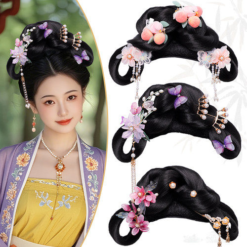 古风明制发髻发饰组合