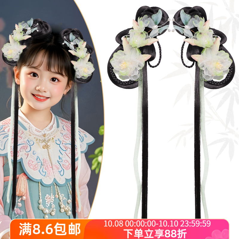 古风儿童发髻发饰组合套装