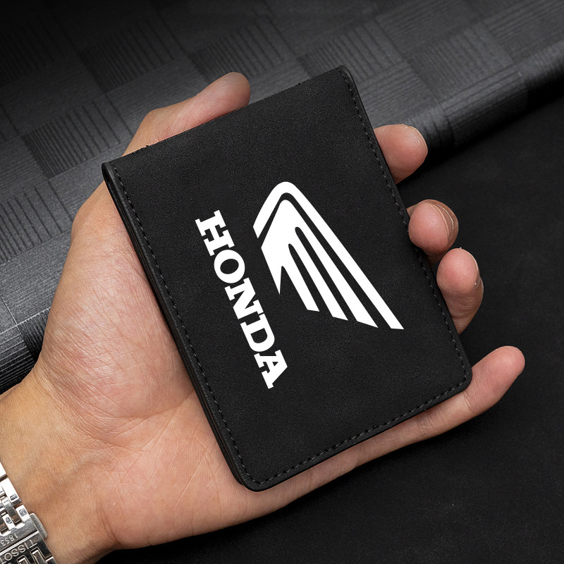 适用于摩托车本田杜卡迪川崎驾驶证皮套雅马哈机动车行驶证卡片夹