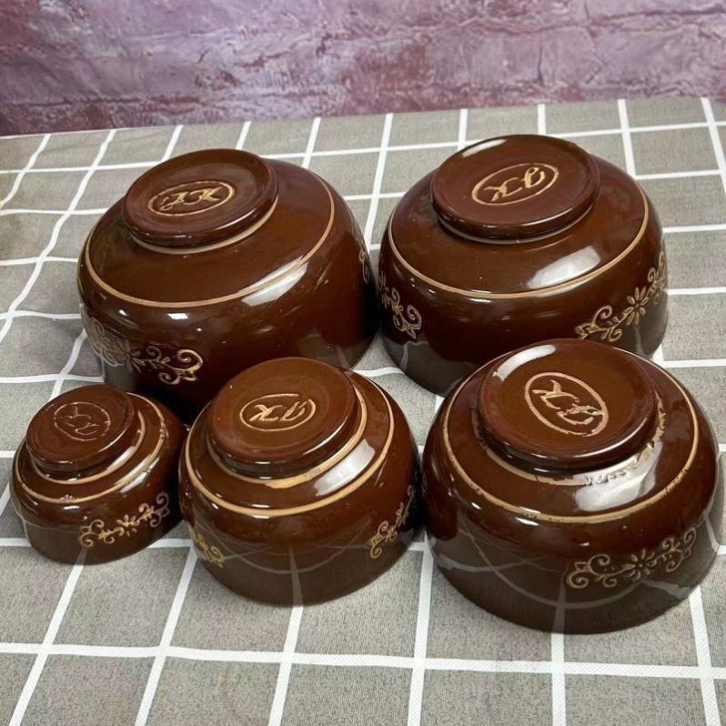 泡菜坛家用盖子老式土陶加厚咸菜腌菜坛子盖老式土陶罐子菜坛盖子