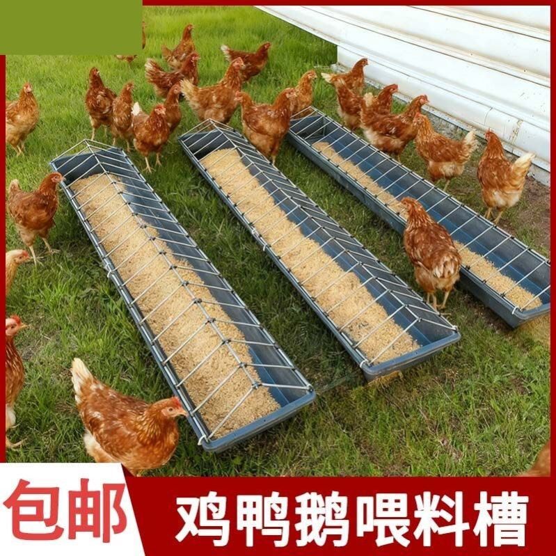喂食器水槽子长方形养鸡养花兔鸽子鸭鹅狗养殖工具饲料鸡食槽料槽