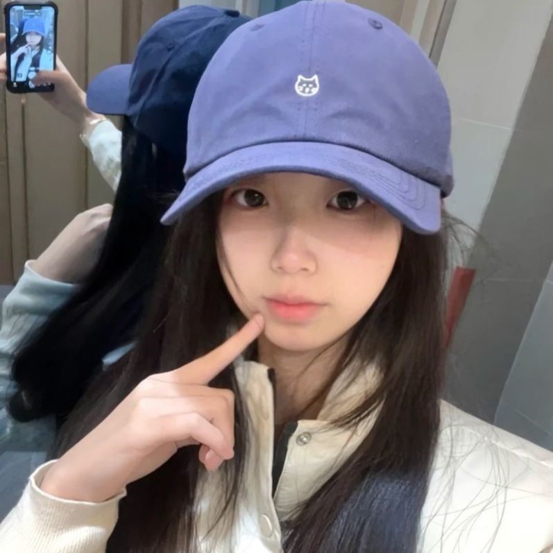 黑色棒球帽子男夏季新款加深硬顶大头围宽檐鸭舌帽春秋女潮显脸小