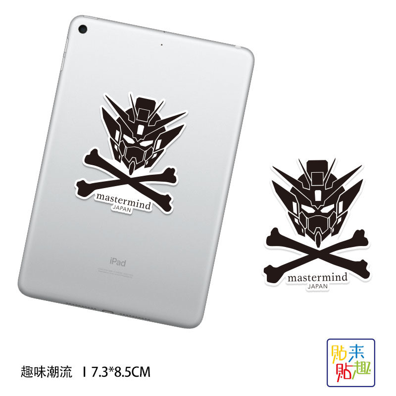 欧美个性潮牌平板电脑装饰贴纸潮流吉他滑板车头盔钓箱水杯贴防水