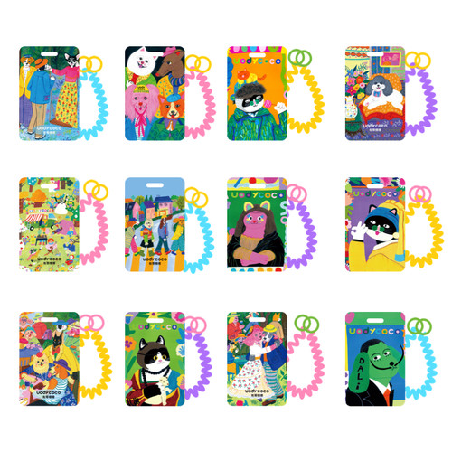 uodycoco原创插画弹簧绳卡套