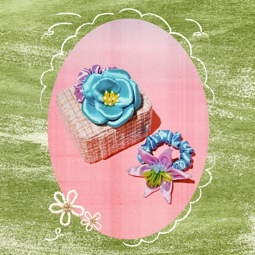 uodycoco原创纯手工花朵甜美发绳