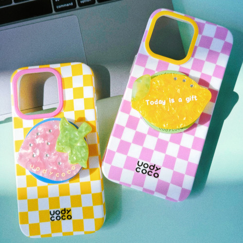 uodycoco立体醋酸手机支架磁吸