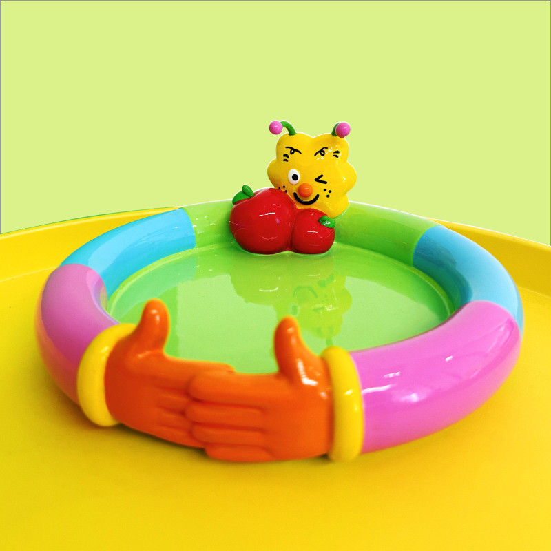 uodycoco原创好朋友置物盘玄关摆件可爱卡通饰品收纳盘生日礼物,家居饰品,香薰托盘,淘宝优惠券,粉丝福利购,淘宝优惠卷