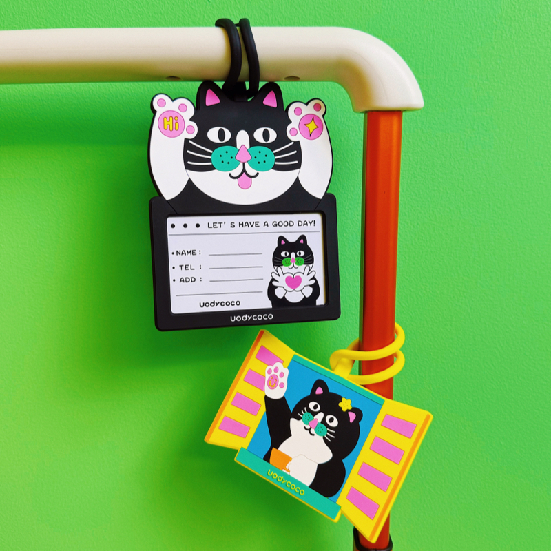 有蒂棵棵可爱创意行李牌
