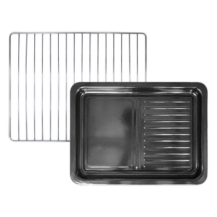 不粘烤盘适配小熊10/11升20/30/35/40升烤箱食物托盘烘焙网架配件
