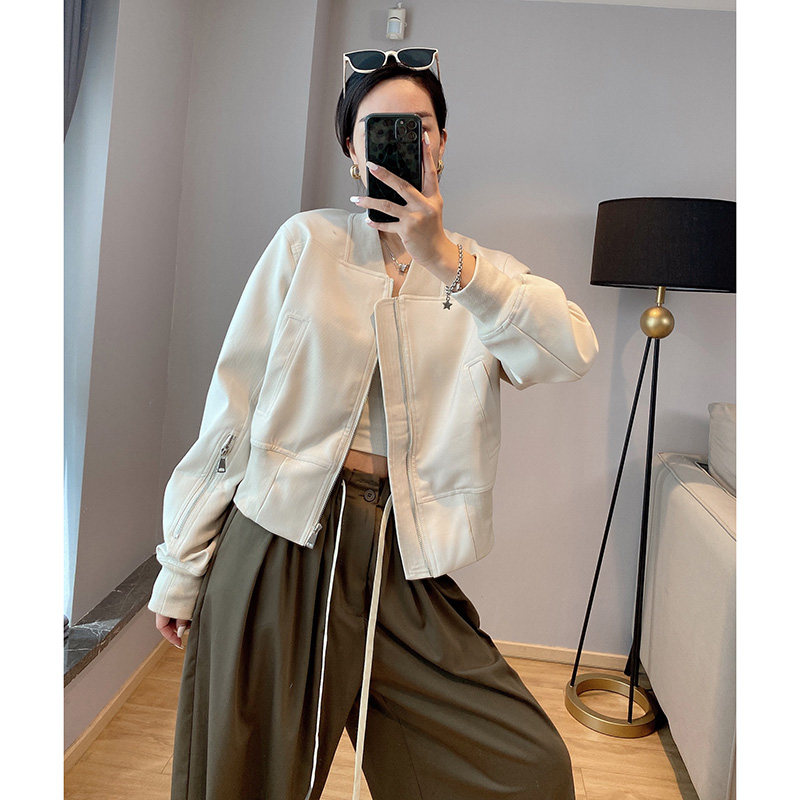 短款棒球服外套女早春秋2022新款休闲运动夹克冲锋衣欧货欧洲站潮