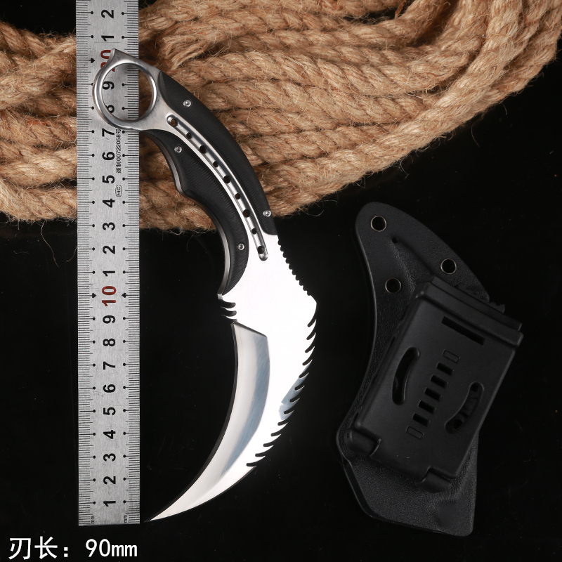 毒蝎子鹰爪刀一体战狼防身冷兵器