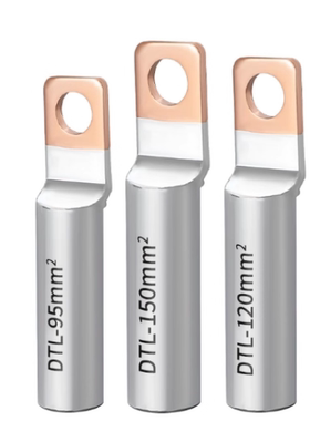 DTL方头铜铝过渡线鼻子DTLF-10/16/25/150光伏空开断路器接线端子