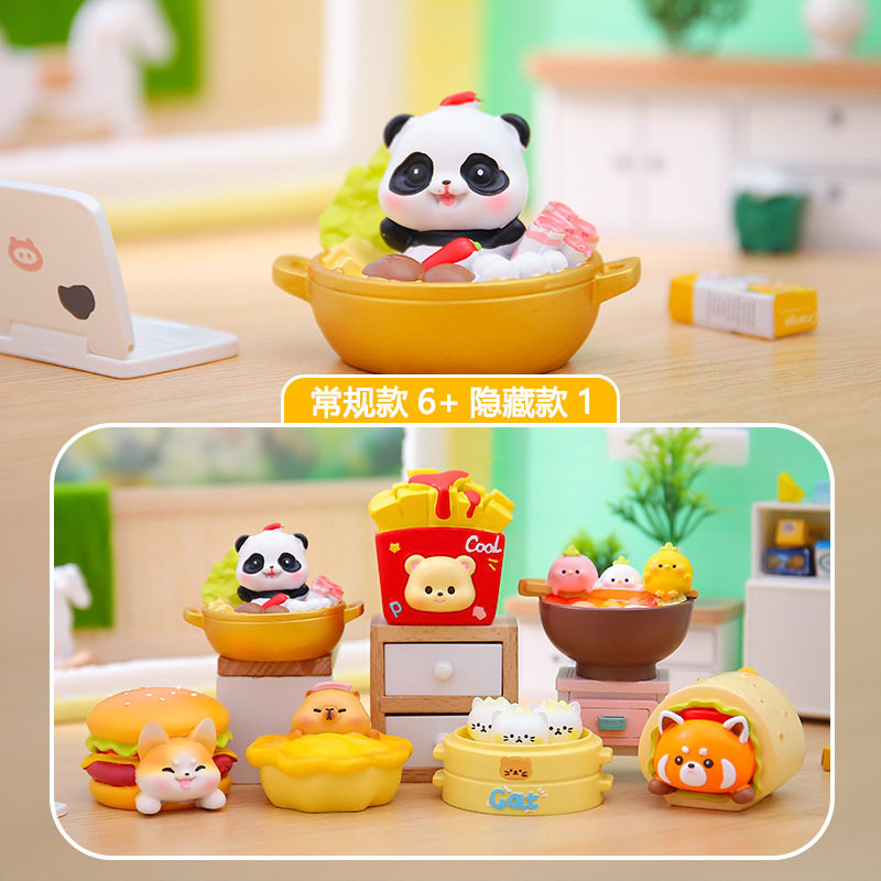 新品萌食诱惑盲盒卡通可爱装饰车载摆件节日礼物厂家直销,模玩/动漫/周边/娃圈三坑/桌游,潮玩盲盒,淘宝优惠券,粉丝福利购,淘宝优惠卷