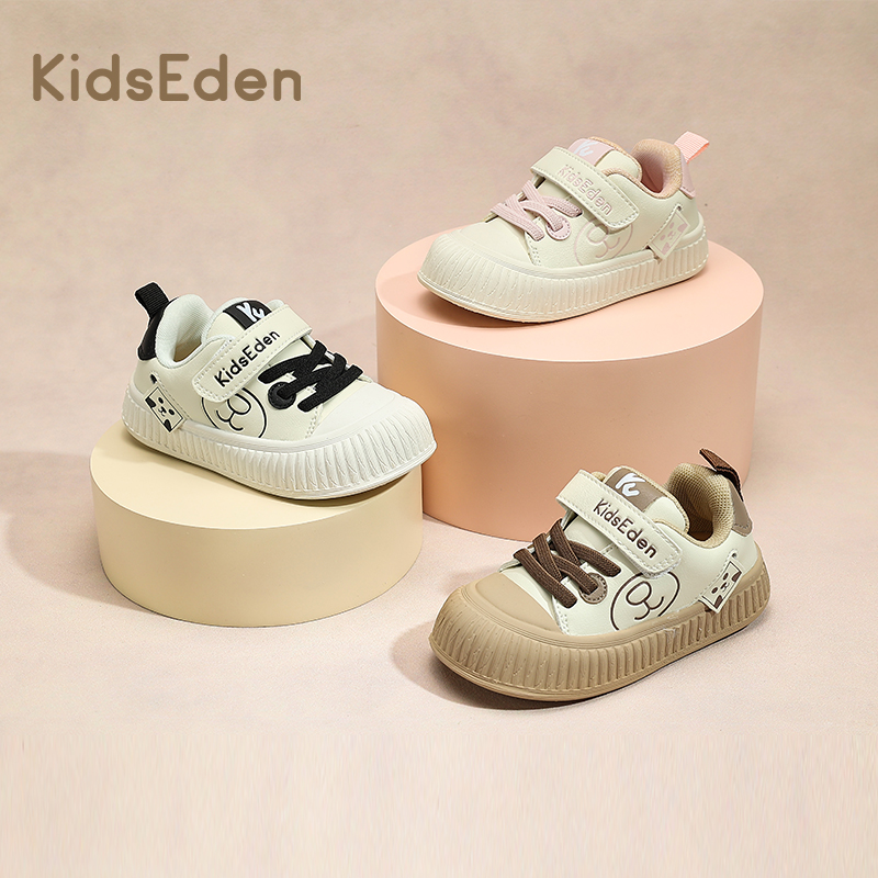KIDSEDEN童鞋儿童运动鞋秋季时尚男童透气休闲鞋女童宝宝防滑板鞋