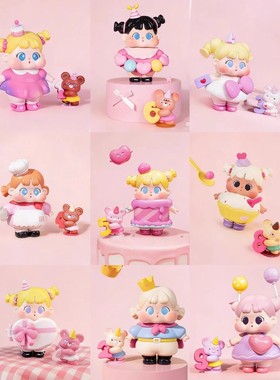 首批TOPTOY正品QOQO陪你许愿系列盲盒潮玩手办摆件可爱女生礼物