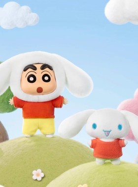 现货正品TOPTOY大耳狗x蜡笔小新游乐梦境系列毛绒盲盒挂件礼物女