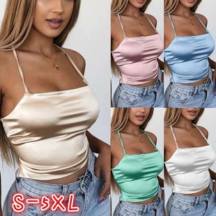 color solid high end top女****纯色吊带背心 Fun tank lingerie