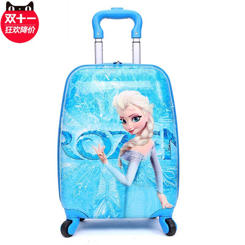 定制儿童拉杆男女卡通旅行箱万向轮1618寸宝宝行李箱可坐骑旅行箱