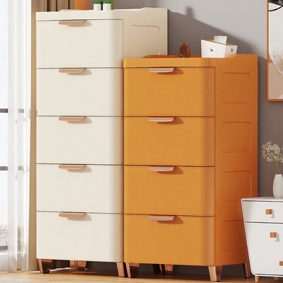 家用多层抽屉式收纳柜储物塑料简易客厅整理杂物五斗卧室置物柜子