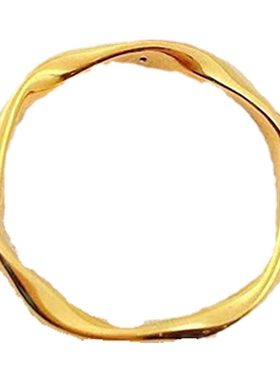 微奢妙珠女款足金黄金戒指