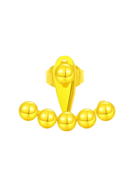 5g黄金光珠时尚新款耳针女耳钉