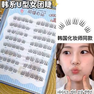 韩国化妆师同款 英眼睫毛 女团爱豆假睫毛自然仿真U型根根分明张元