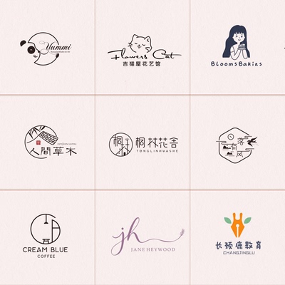 LOGO设计面包烘培花店母婴宠物机构招牌商标品牌门头字体标志定制