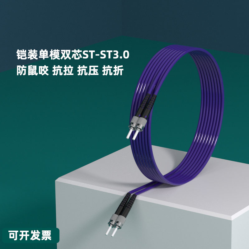 联易芯铠装防鼠防水抗拉扯跳线