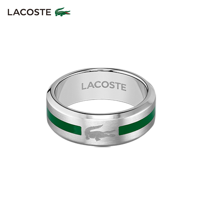 LACOSTE/法国鳄鱼LACOSTE BASELINE系列鳄鱼时尚男款配饰男士戒指
