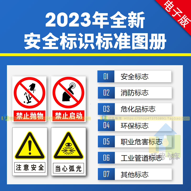 2023安全标识标准图册 GB2894-2008安全标志认识 PPT课件培训资料