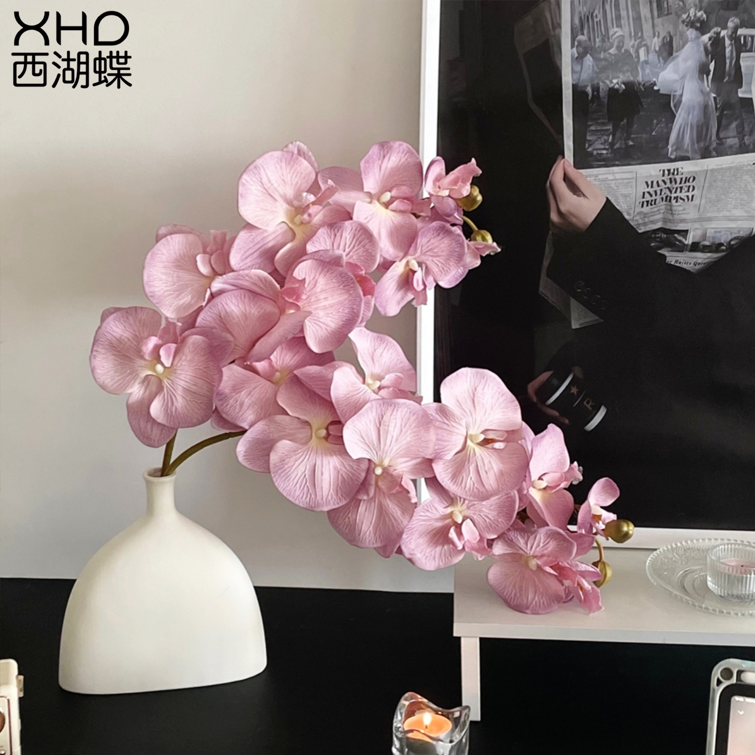 仿真花蝴蝶兰假花客厅床头餐桌