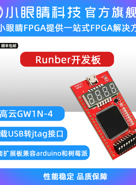 高云 FPGA开发板 Runber开发板（免费赠送底板）小眼睛FPGA开发板