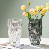 Творческий свет роскошный толстый стеклянный ваза гидропонный цветок моделирование цветочной вставки цветочная бутылка сеть
