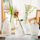 Творческая простота стеклянная ваза ретро гидравлические зеленые цветы сушеные цветы и цветы, цветы и цветы, ins indpool гостиная украшения