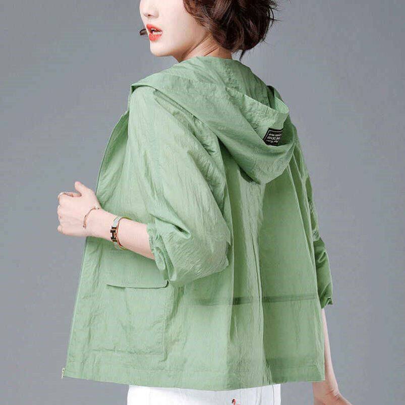 品牌折扣店正品女装剪标清仓防晒衣夏季防紫外线防晒服薄款短外套