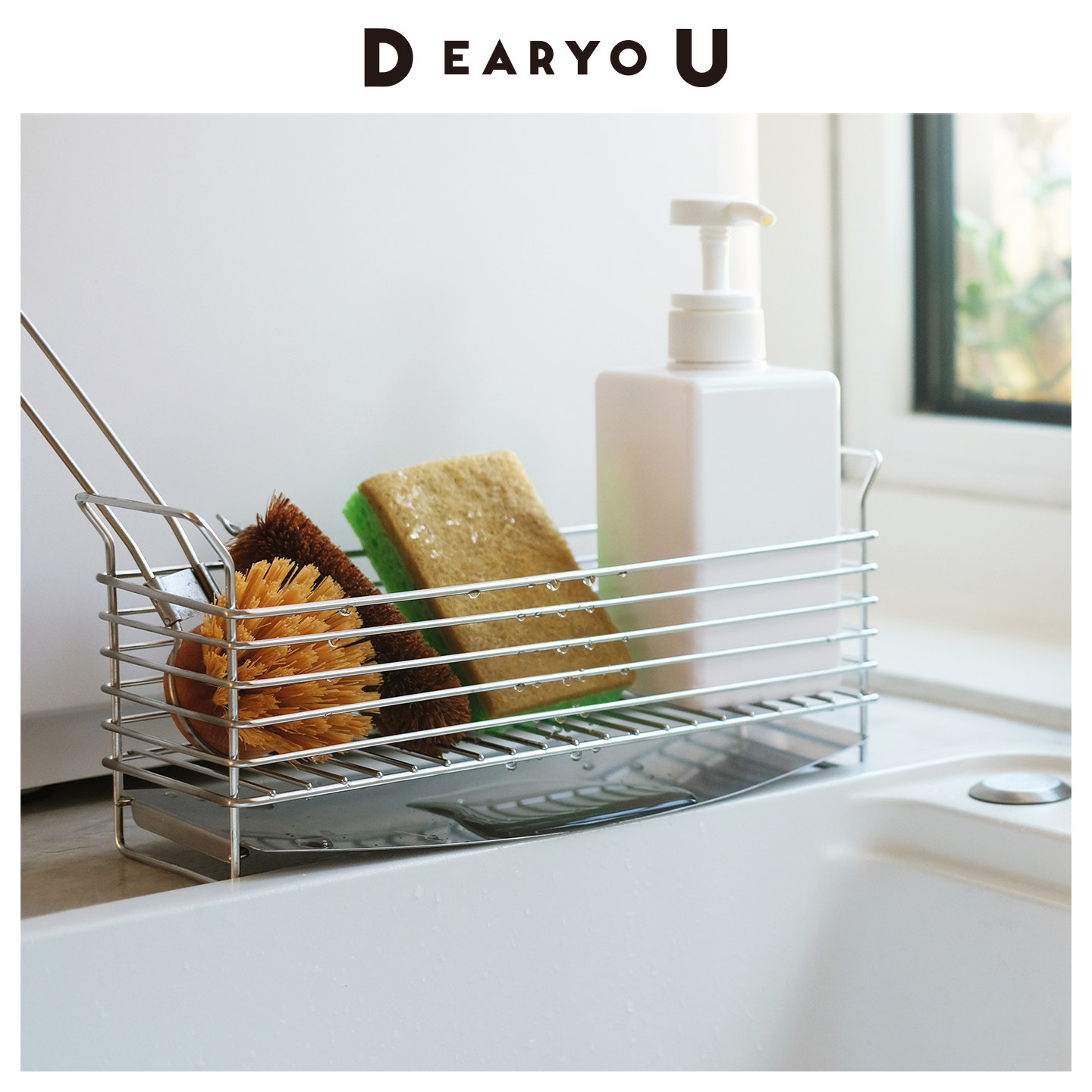 导流接水盘不湿台面 霜山水槽海绵沥水架不锈钢厨房水池收纳架窄,厨房/烹饪用具,水槽置物架,淘宝优惠券,粉丝福利购,淘宝优惠卷