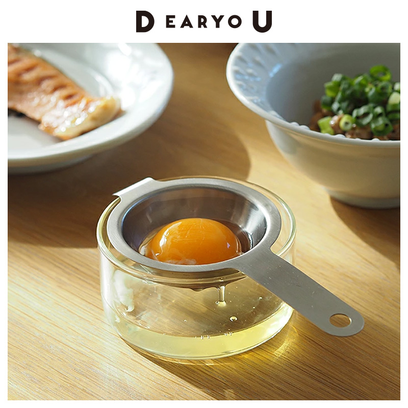 DEARYOU家事问屋304不锈钢蛋黄蛋清分离器家用辅食烘焙工具过滤器